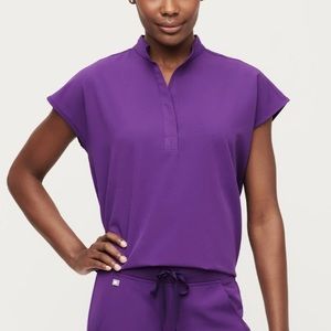 Figs Digital Grape Rafaela Top